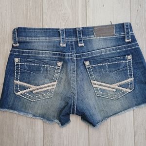 BKE Payton cutoff shorts